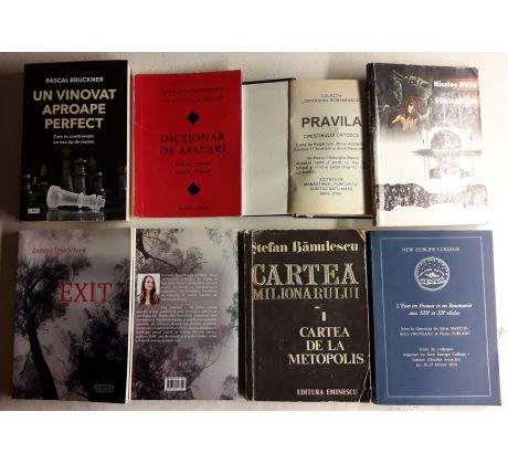 Rumunské knihy (Romanian books, Cărți românești)